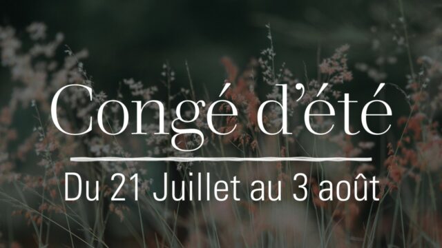 Vacances Terrehabitat du 21 juillet au 3 août